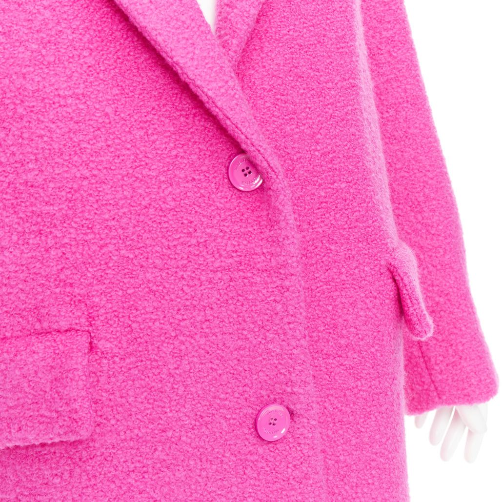 Valentino VALENTINO 2022 Runway PPInk hot pink wool blend long coat IT44 L Size ONE SIZE - 2 Thumbnail