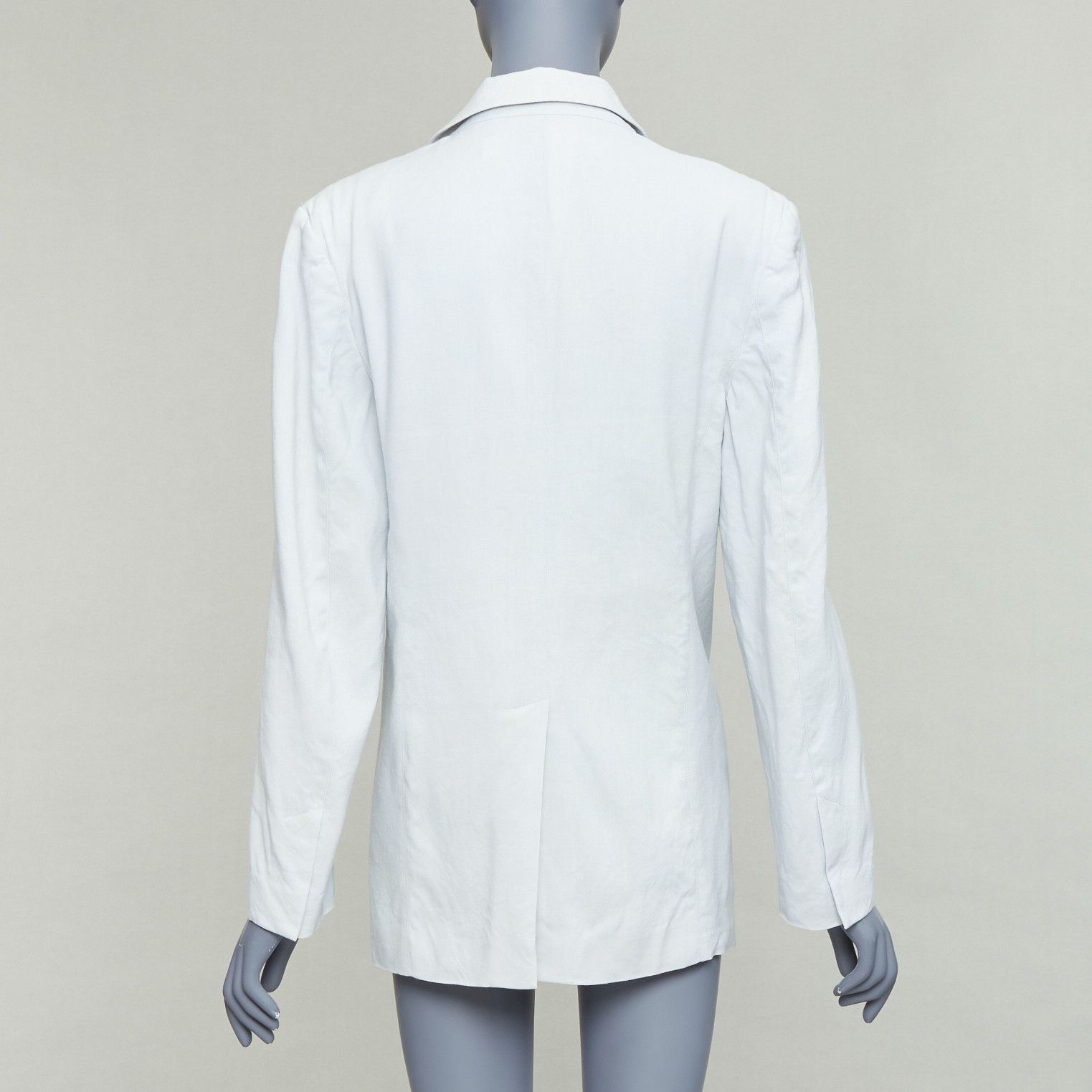 Jacquemus JACQUEMUS Le Coup De Soleil blue hemp virgin wool blend blazer FR34 XS Size XS / US 0-2 / IT 36-38 - 6 Thumbnail