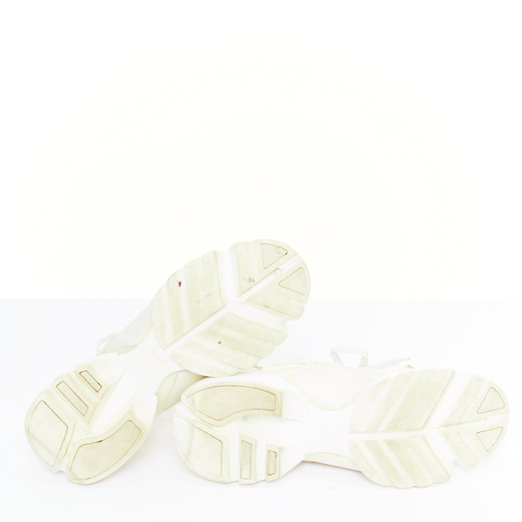Dior CHRISTIAN DIOR D-Connect white cream rubber layer sneakers EU38 Size US 8 / IT 38 - 11 Thumbnail