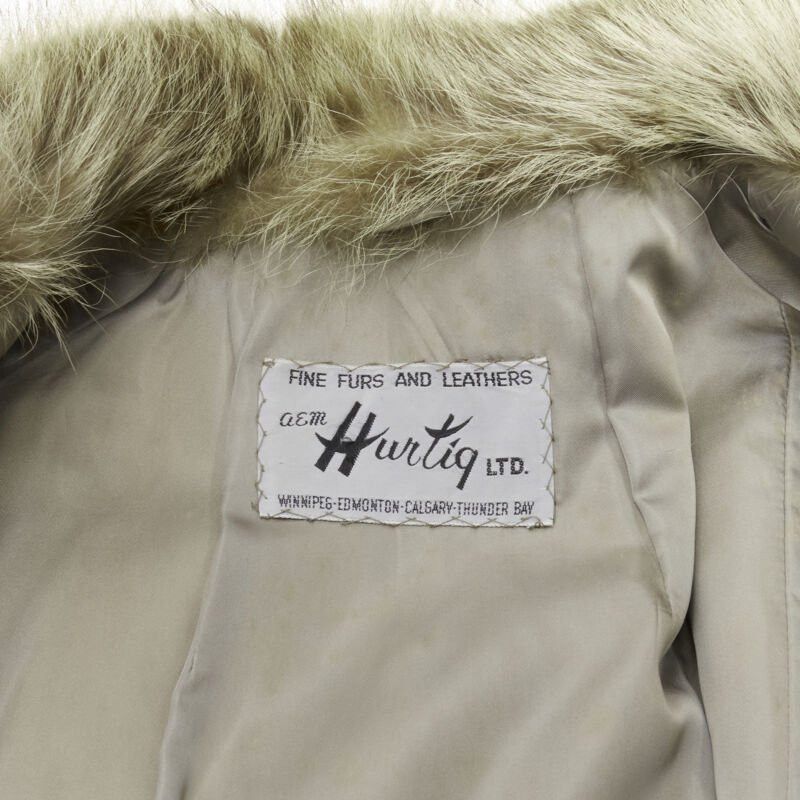 Other HURTIQ brown fur long sleeve collar hook eye jacket coat Size ONE SIZE - 9 Thumbnail