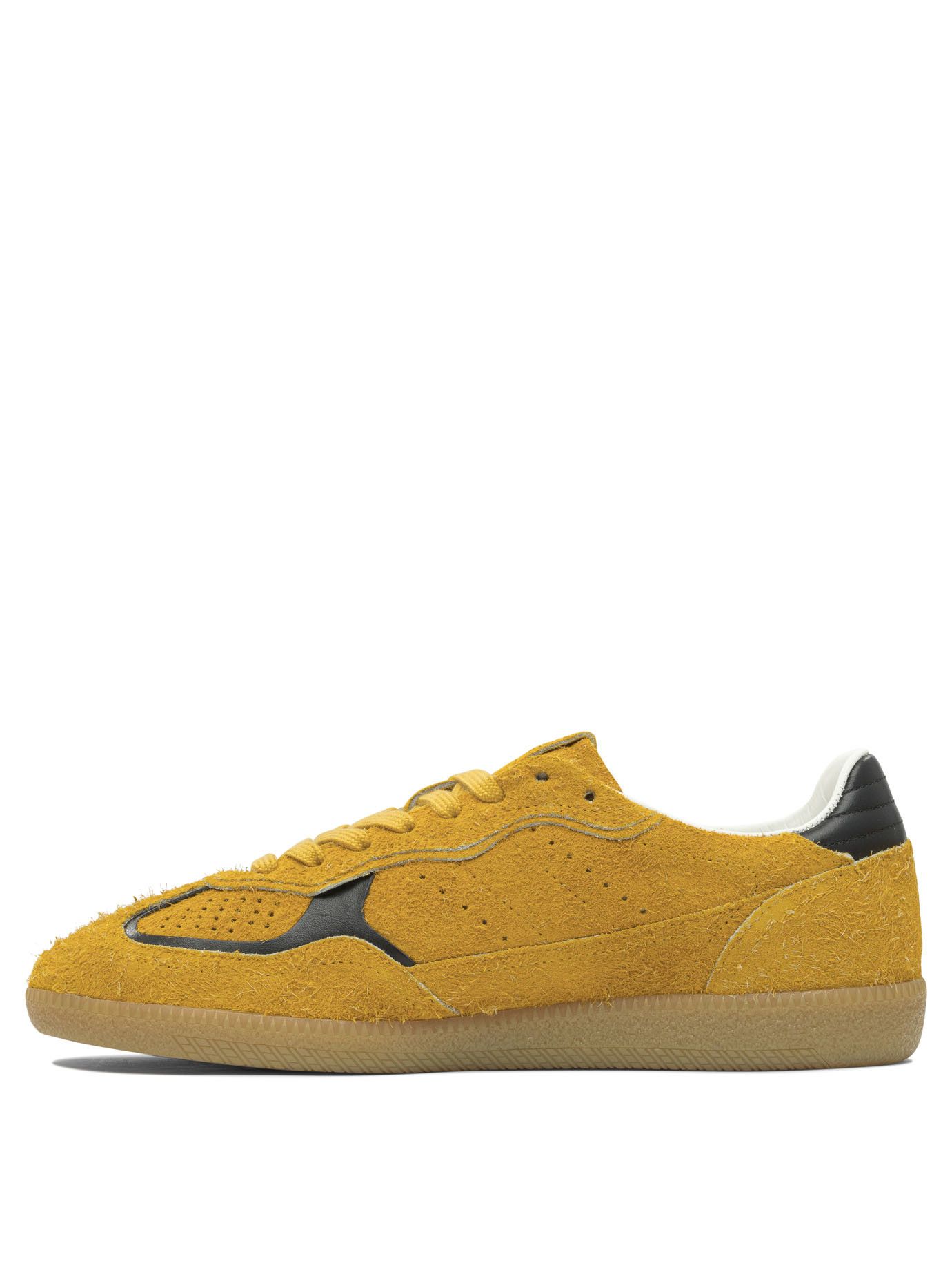 ALOHAS Alohas Tb.490 Rife Suede Fuzzy Yellow Leather Sneakers Size 40 Men - USA Duties Paid Size US 7 / EU 40 - 3 Thumbnail