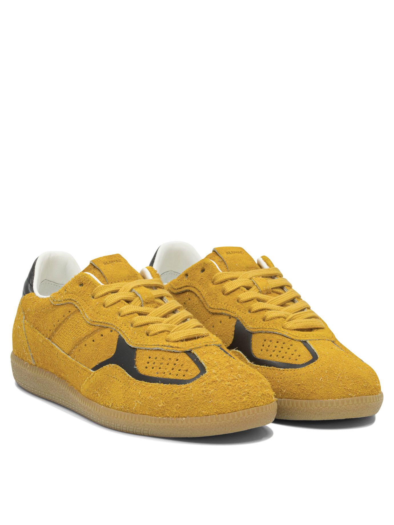 ALOHAS Alohas Tb.490 Rife Suede Fuzzy Yellow Leather Sneakers Size 40 Men - USA Duties Paid Size US 7 / EU 40 - 2 Thumbnail