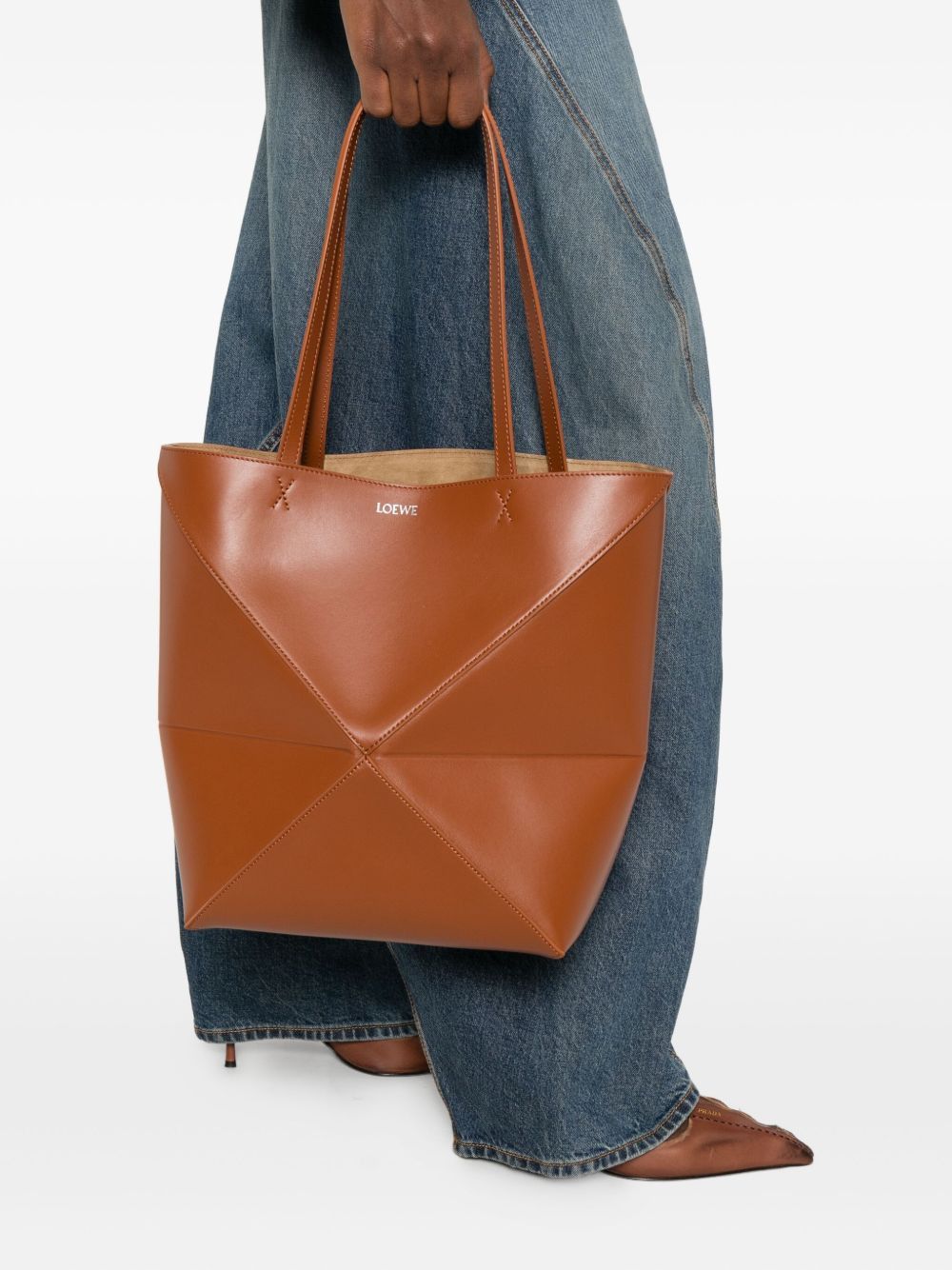 Loewe PUZZLE FOLD MEDIUM LEATHER TOTE Size ONE SIZE - 5 Thumbnail