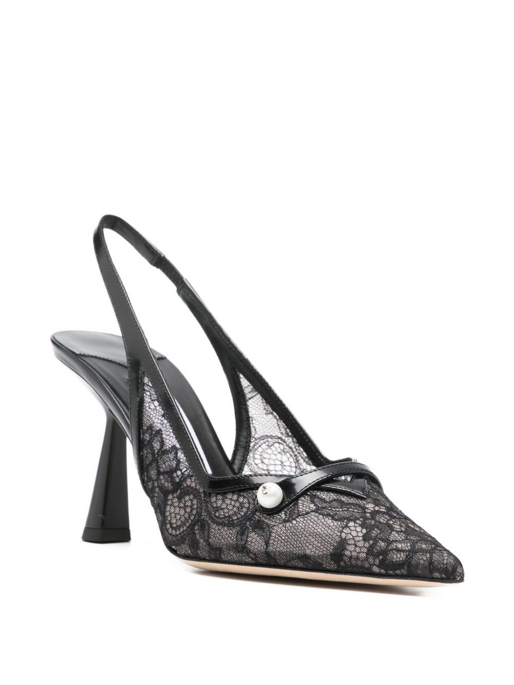 Jimmy Choo AMITA PATENT LEATHER PUMPS Size US 10 / IT 40 - 3 Thumbnail