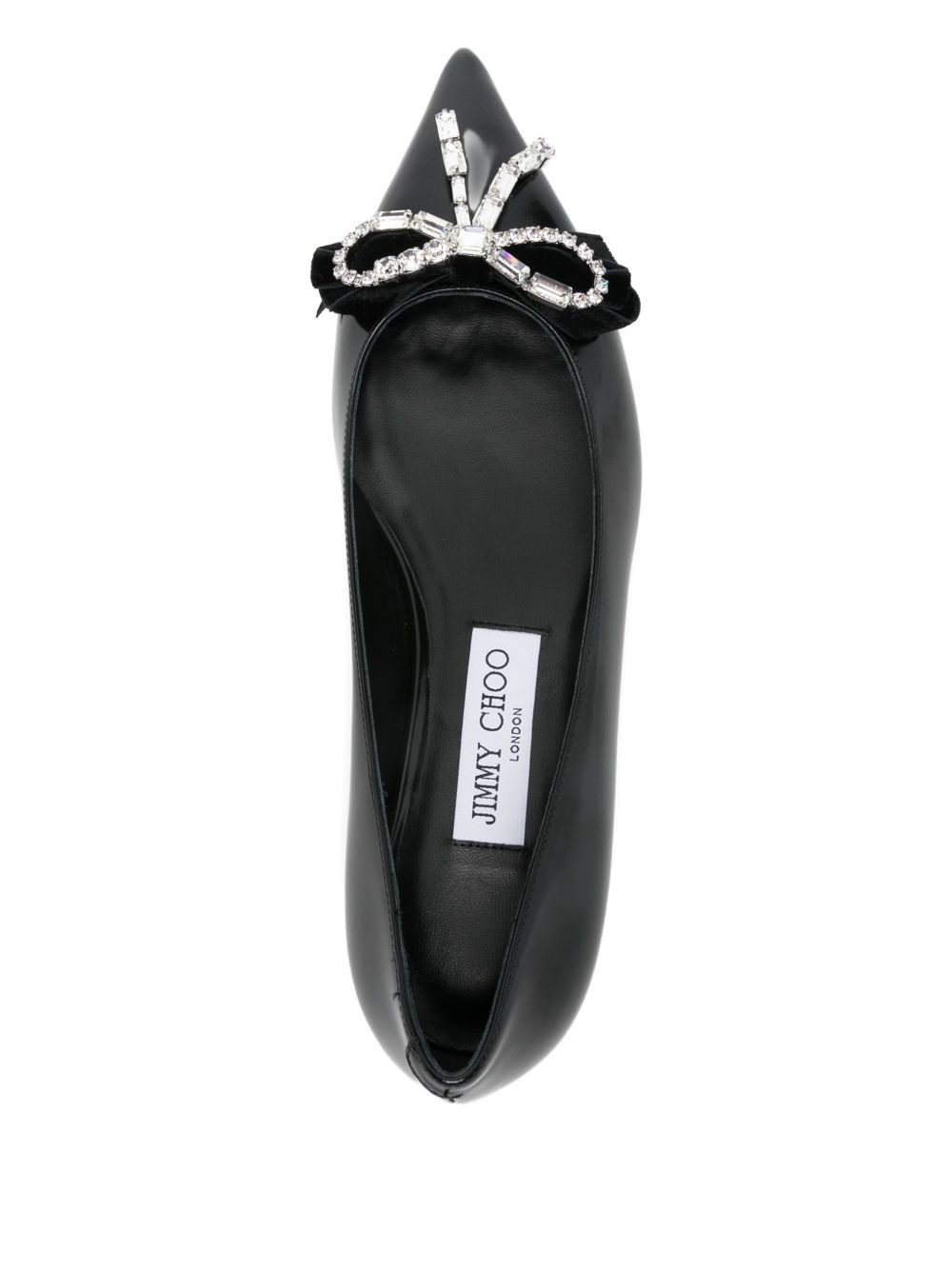 Jimmy Choo AURIA LEATHER BALLET FLATS Size US 7.5 / IT 37.5 - 2 Thumbnail