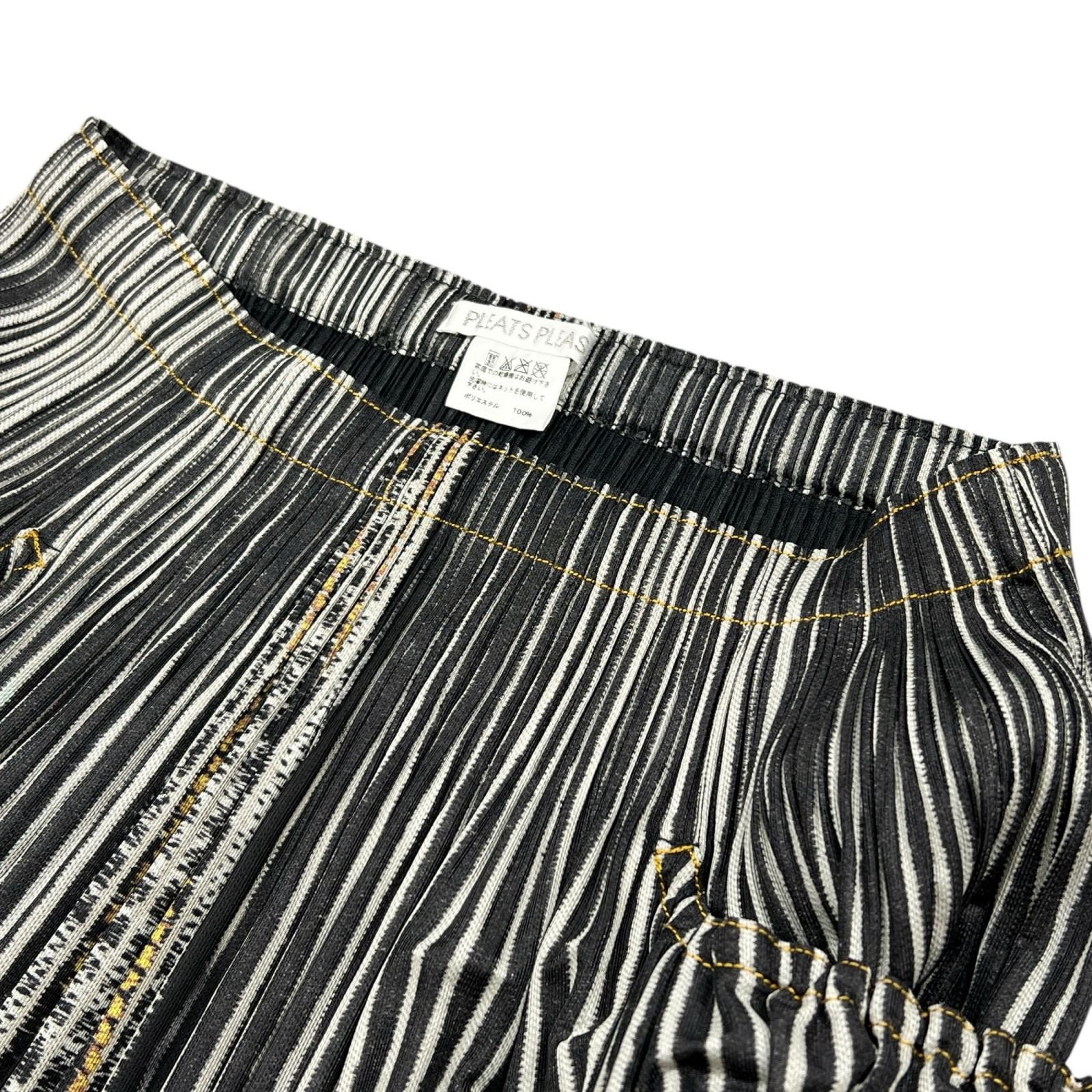 Issey Miyake Issey Miyake PLEATS PLEASE Denim transfer Skirt Others Skirts PP01-JG594 DUTY FREE for USA Size ONE SIZE - 4 Thumbnail
