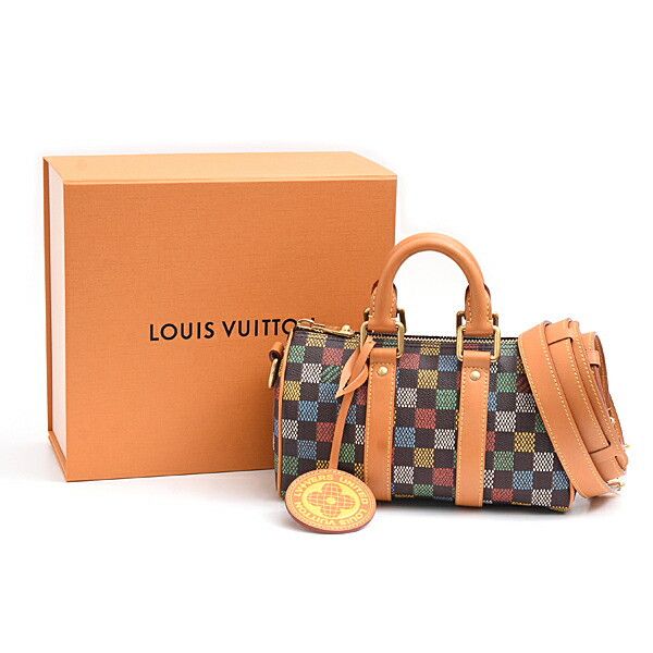 Louis Vuitton Louis Vuitton Louis Vuitton Keepall Bandouliere Damier 2way bag Canvas Shoulder Bag N00148 DUTY FREE for USA Size ONE SIZE - 10 Thumbnail