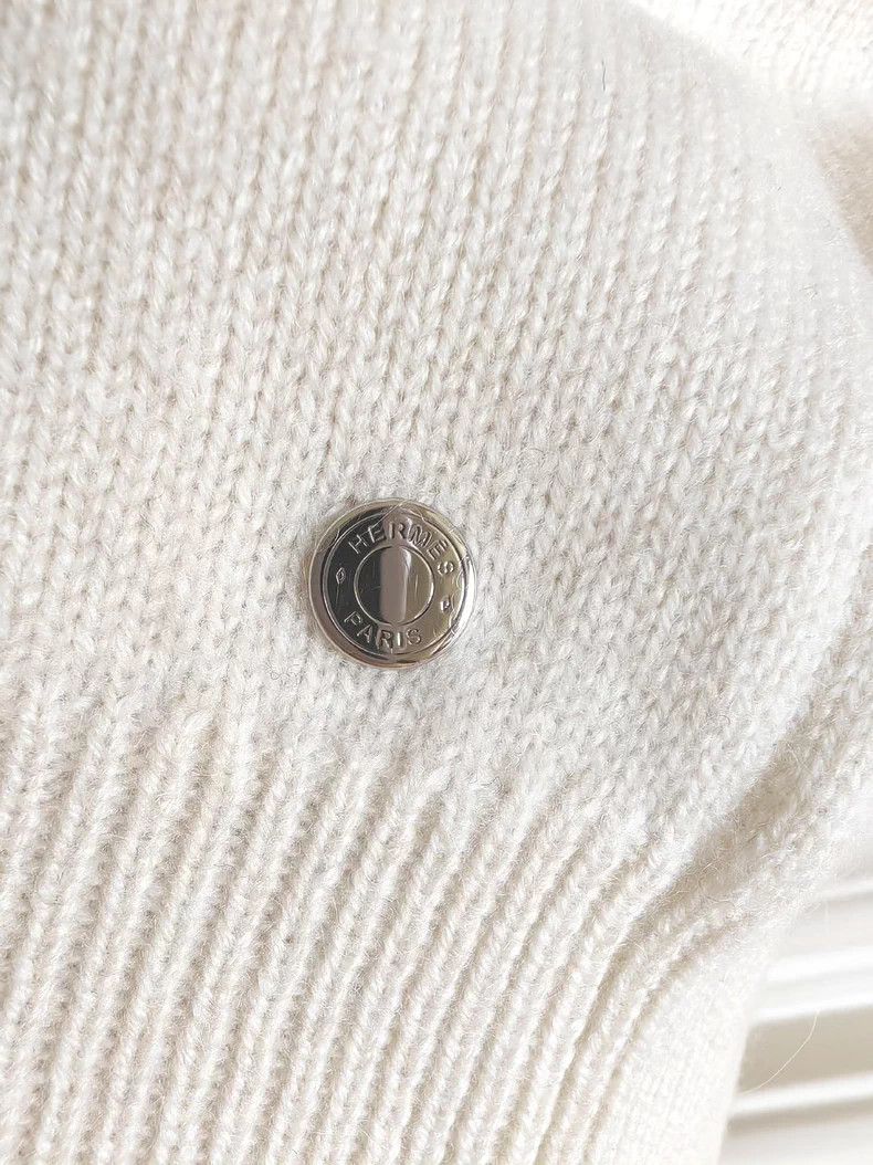 Hermes HERMES Cashmere Zip Cardigan Coat - dmc Size US S / EU 44-46 / 1 - 5 Thumbnail