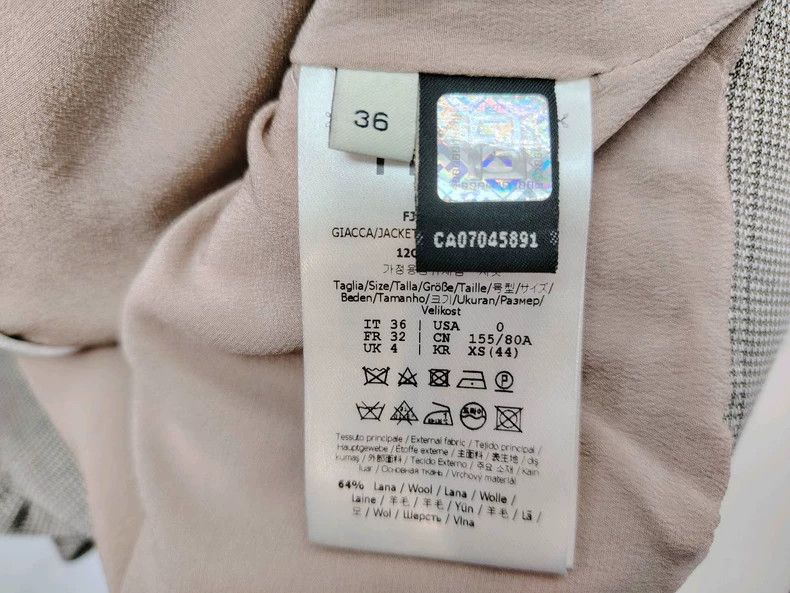 Fendi Fendi Gray High-Waist Blazer Jacket - dmc Size US XS / EU 42 / 0 - 5 Thumbnail