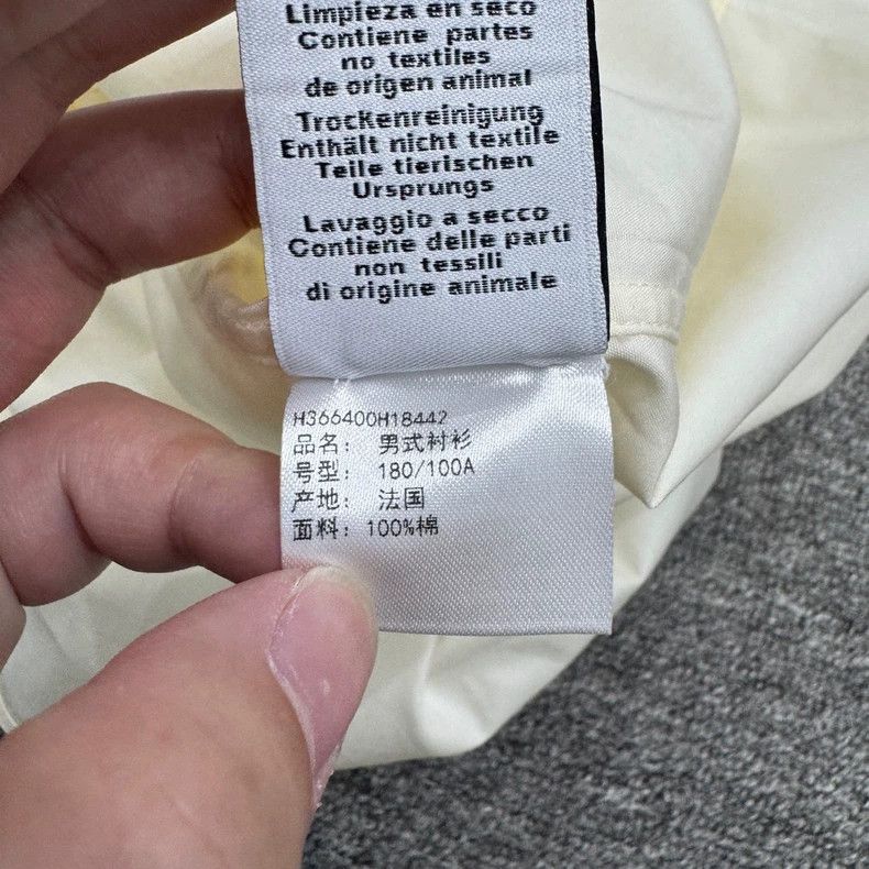 Hermes Hermes Solid Color Shirt - dmc Size US XL / EU 56 / 4 - 4 Thumbnail