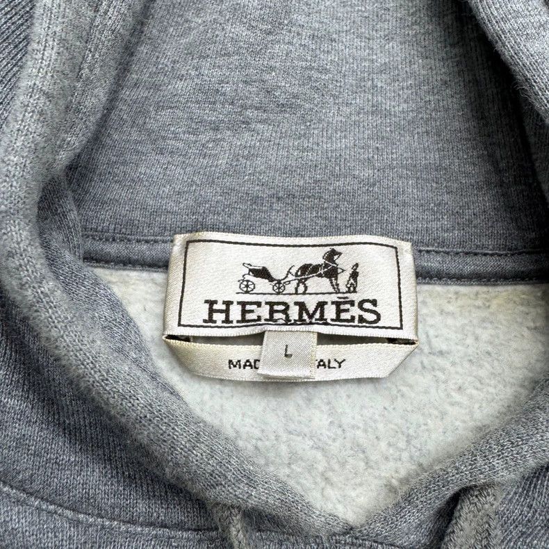 Hermes Hermes Robot Print Hoodie Sweatshirt - dmc Size US L / EU 52-54 / 3 - 3 Thumbnail