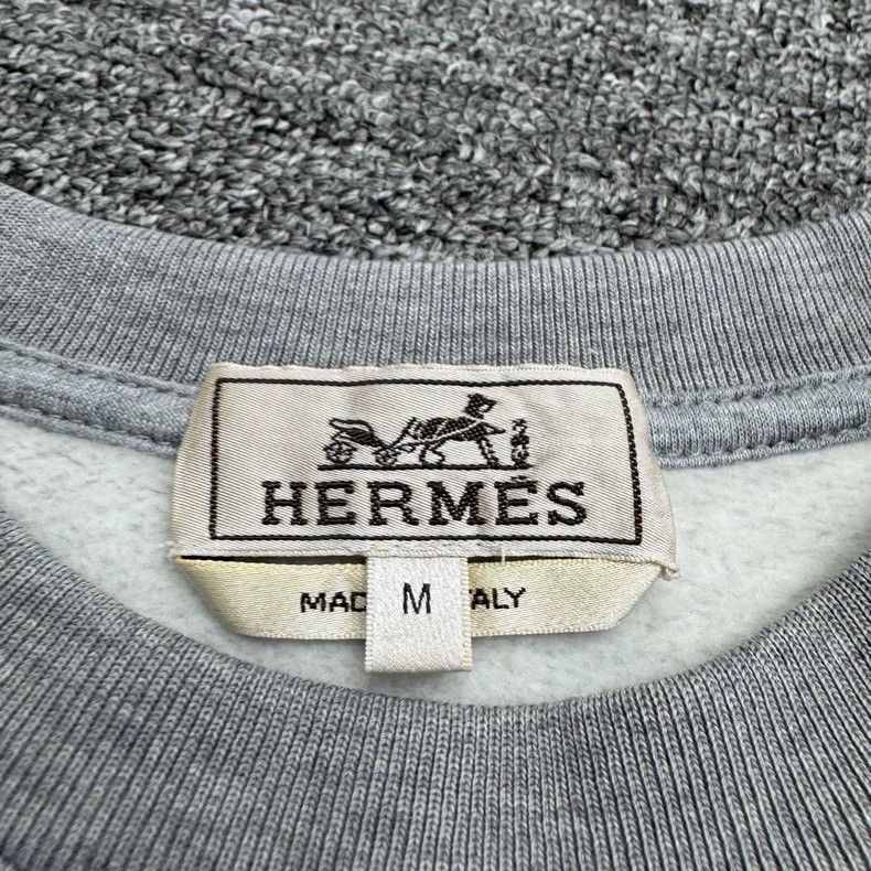 Hermes Hermes Embroidered Pattern Sweatshirt - dmc Size US M / EU 48-50 / 2 - 2 Thumbnail
