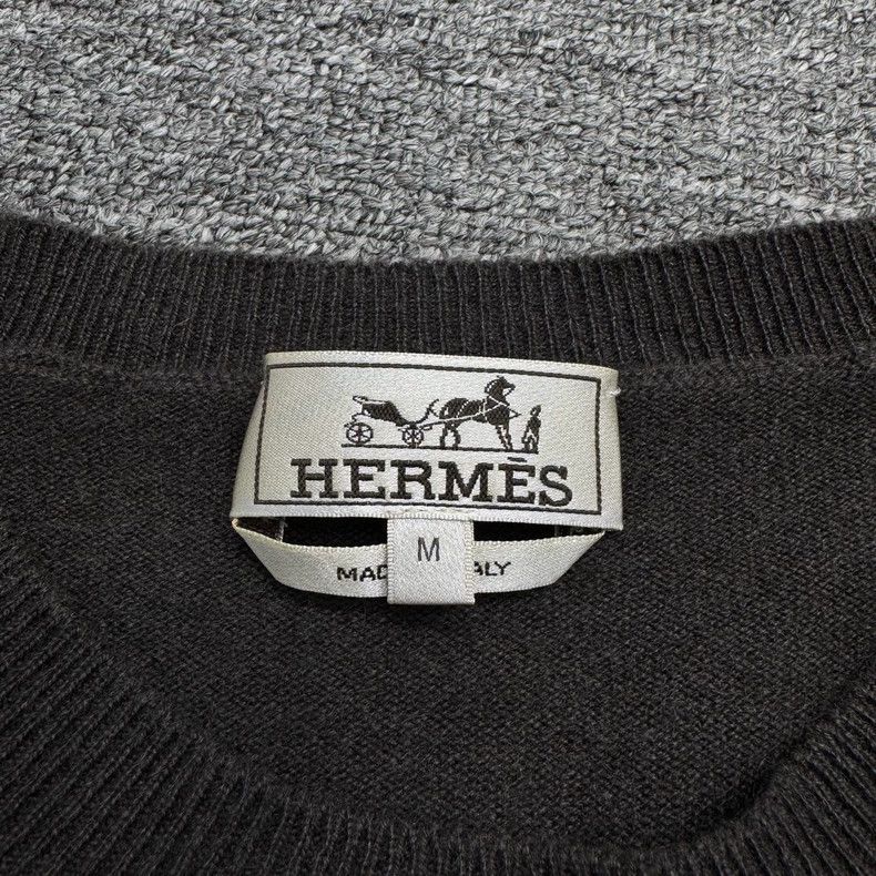 Hermes Hermes Intarsia Crewneck Knit Sweater - dmc Size US M / EU 48-50 / 2 - 2 Thumbnail