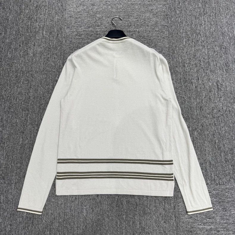 Hermes Hermes Striped Cashmere Knit Top - dmc Size US M / EU 48-50 / 2 - 5 Thumbnail