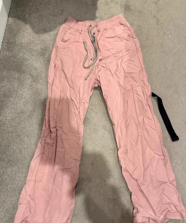 Rick Owens Drkshdw Rick Owens DRKSHDW Pink Wide-Leg Pants - dmc Size US 26 / EU 42 - 2 Thumbnail