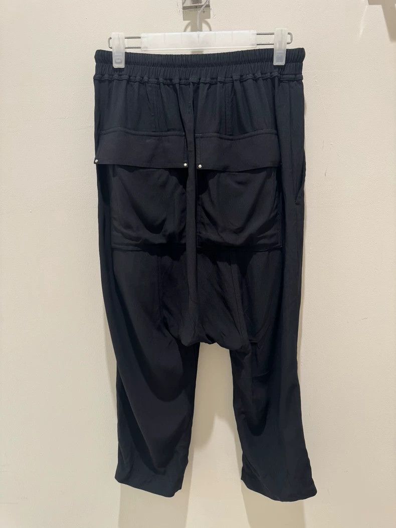 Rick Owens Rick Owens Black Dropped-Crotch Pants - dmc Size US 36 / EU 52 - 3 Thumbnail