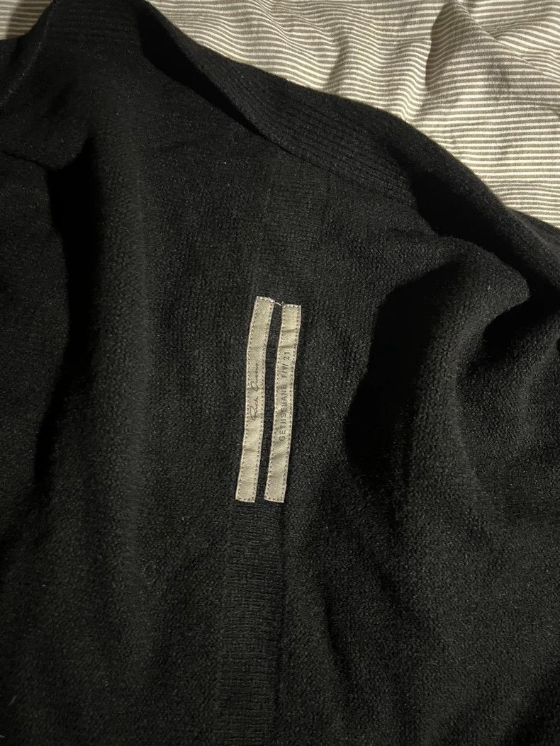 Rick Owens Rick Owens Black Wool Blend Cardigan - dmc Size US L / EU 52-54 / 3 - 8 Thumbnail