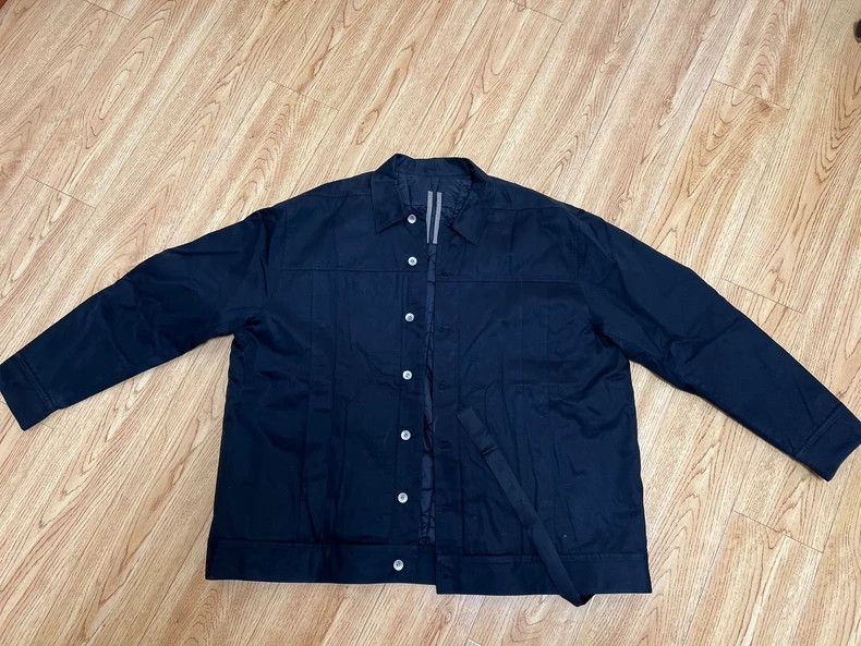 Rick Owens Drkshdw Rick Owens DRKSHDW Cotton Jacket M - dmc Size US M / EU 48-50 / 2 - 2 Thumbnail