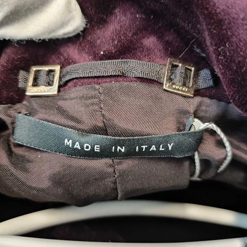 Gucci Gucci Purple Velvet Jacket 38 - dmc Size US XS / EU 42 / 0 - 3 Thumbnail