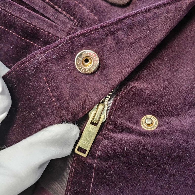 Gucci Gucci Purple Velvet Jacket 38 - dmc Size US XS / EU 42 / 0 - 4 Thumbnail