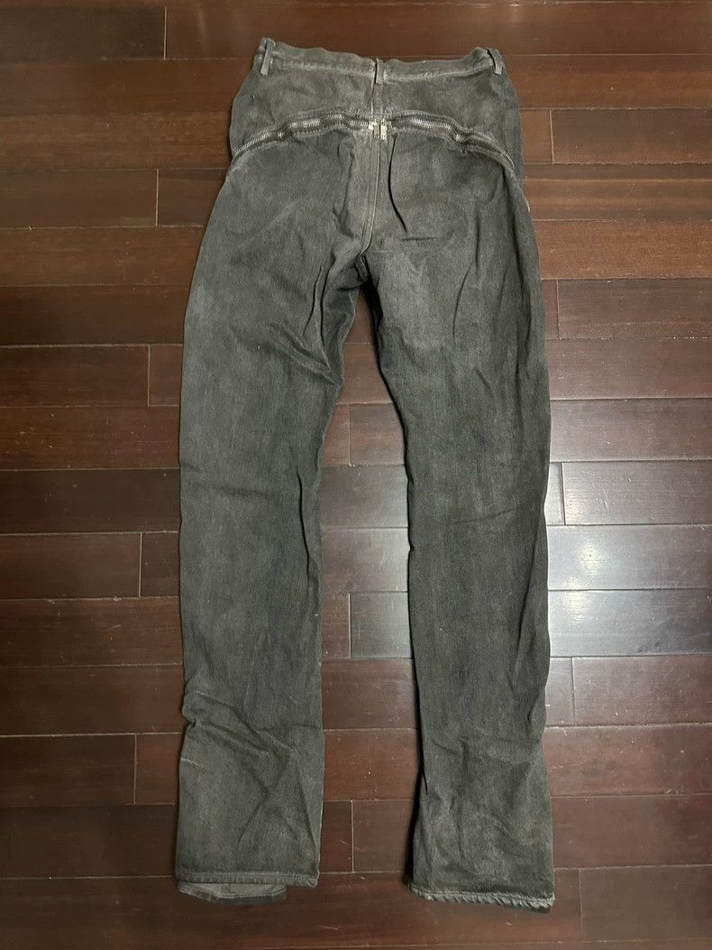 Rick Owens Drkshdw Rick Owens Drkshdw Banana Zip Jeans - dmc Size US 31 - 2 Thumbnail