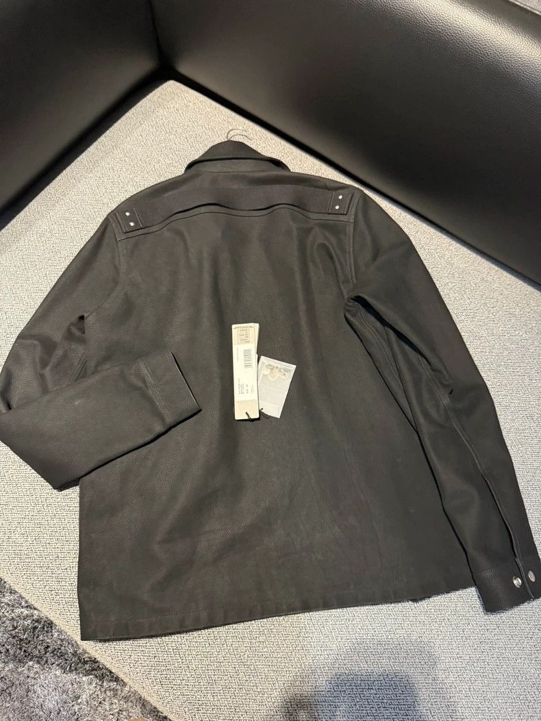 Rick Owens RICK OWENS SS24 LIDO BRAD Leather Jacket - dmc Size US S / EU 44-46 / 1 - 2 Thumbnail
