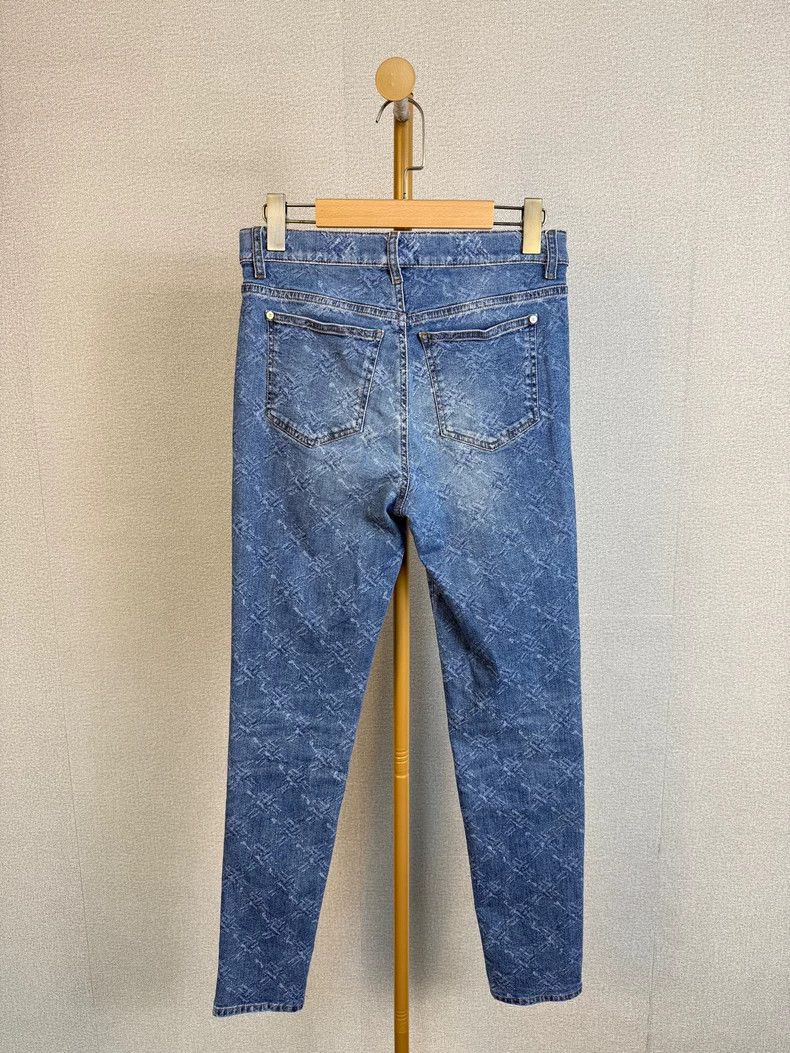 Chanel Chanel Quilted Slim Denim Jeans - dmc Size US 31 - 2 Thumbnail