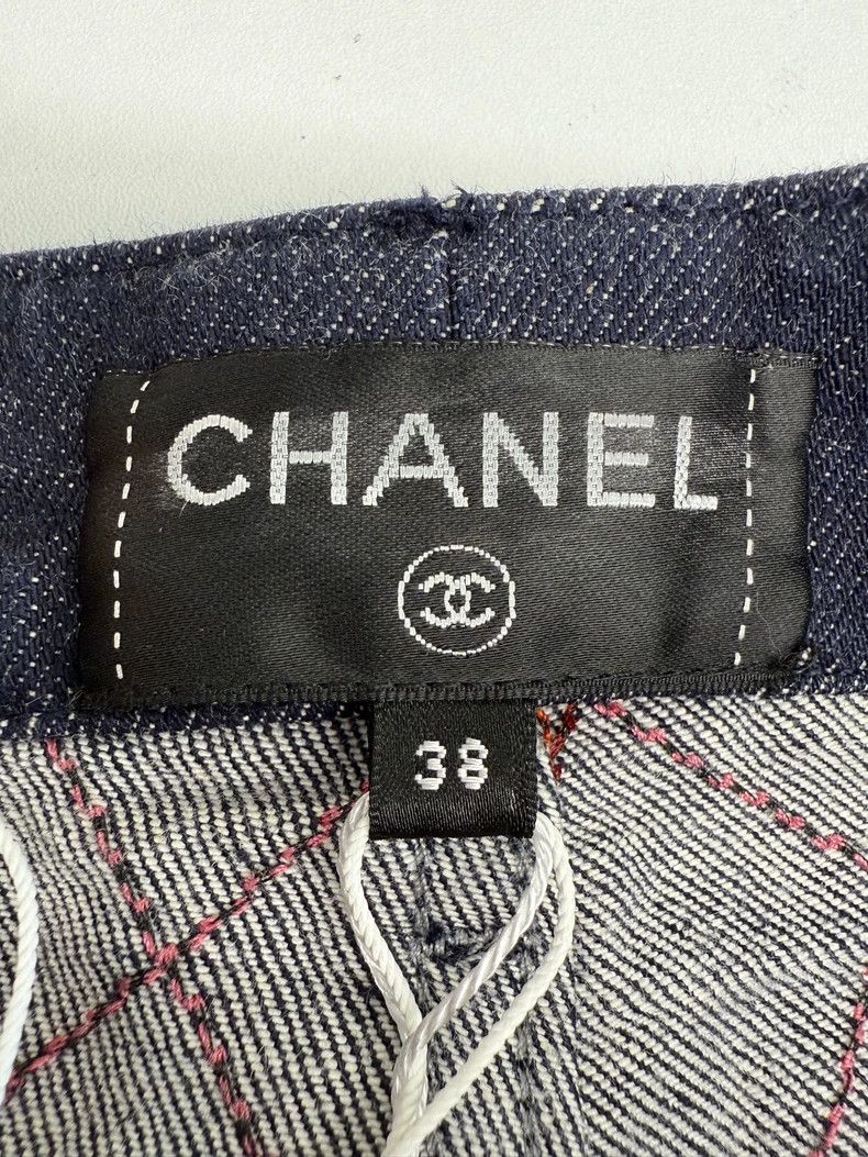 Chanel Chanel Classic Quilted Embroidery Jeans - dmc Size US 38 / EU 54 - 3 Thumbnail