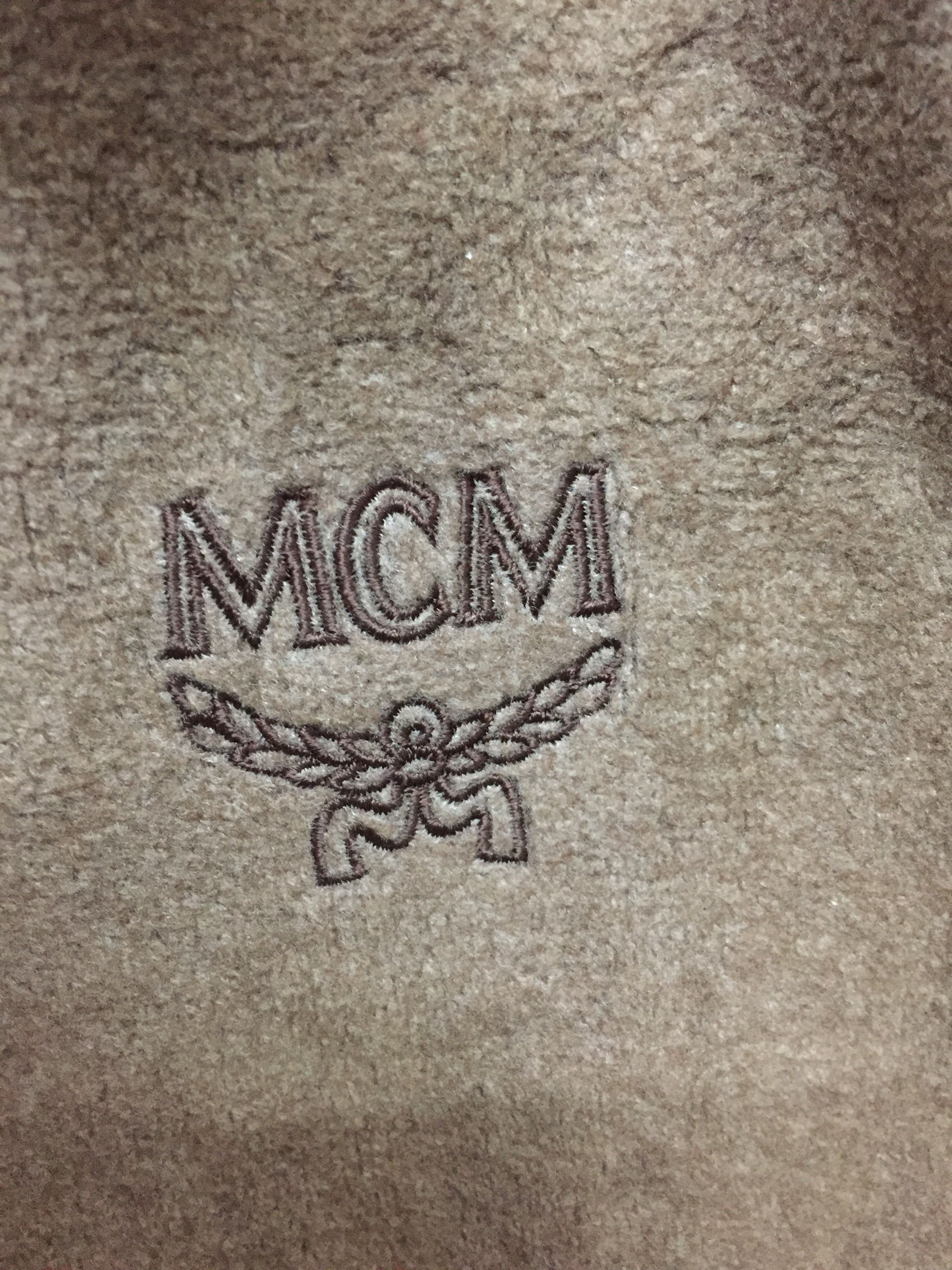 MCM Vintage MCM Fleece Sherpa embroidered vest jacket Size US M / EU 48-50 / 2 - 5 Thumbnail