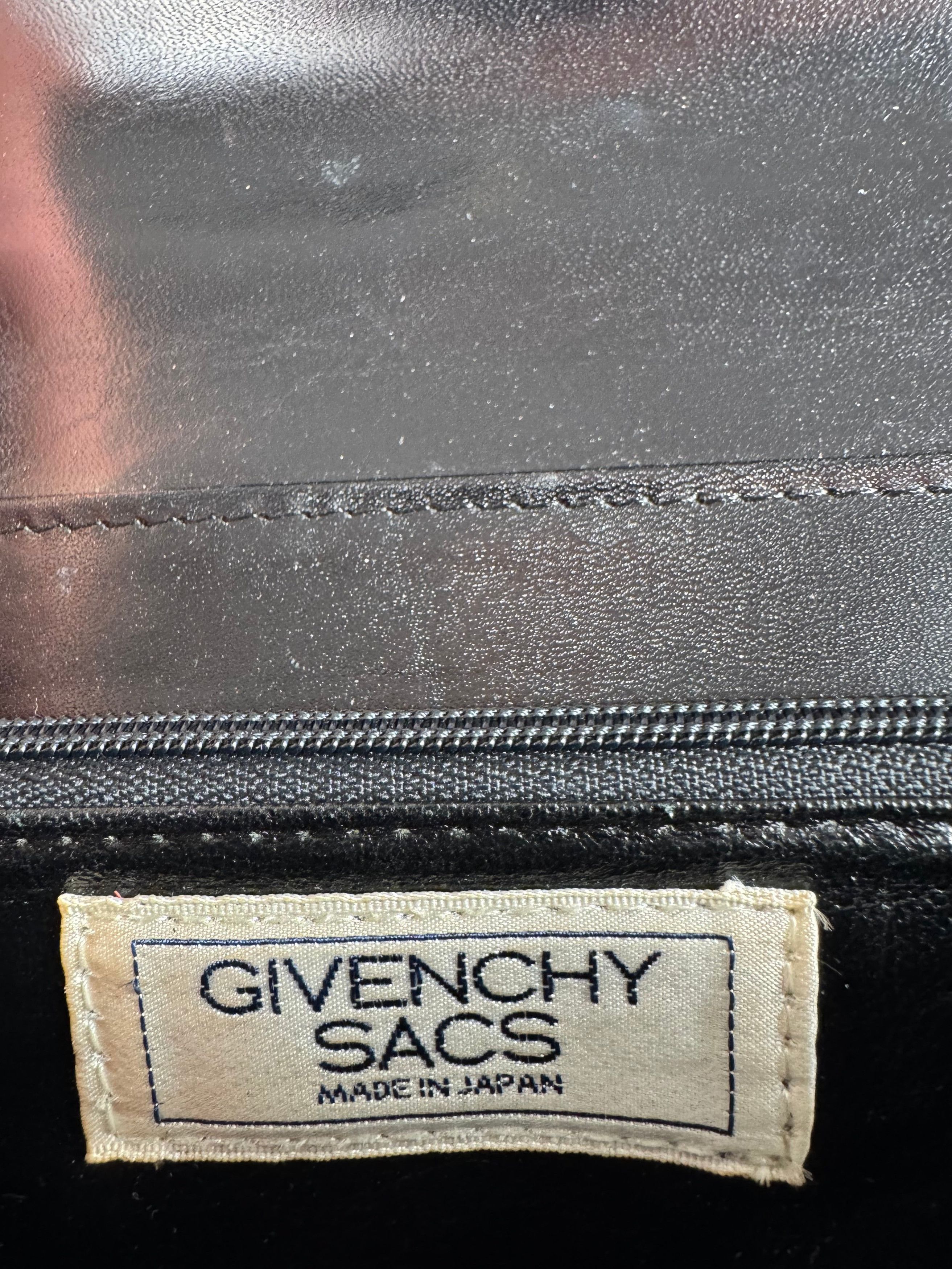 Givenchy Vintage Leather Handbag Black Size ONE SIZE - 4 Thumbnail
