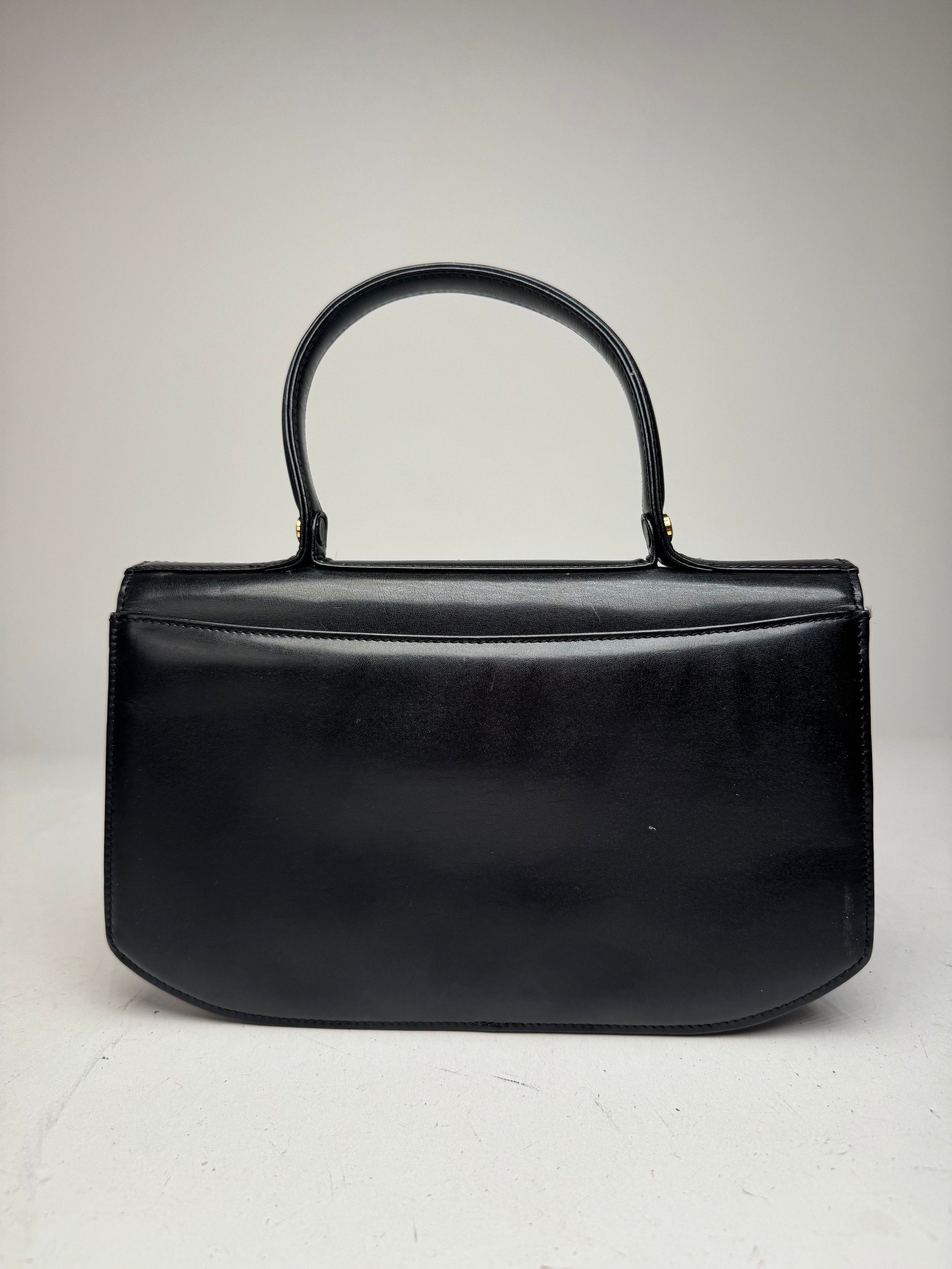 Givenchy Vintage Leather Handbag Black Size ONE SIZE - 2 Thumbnail