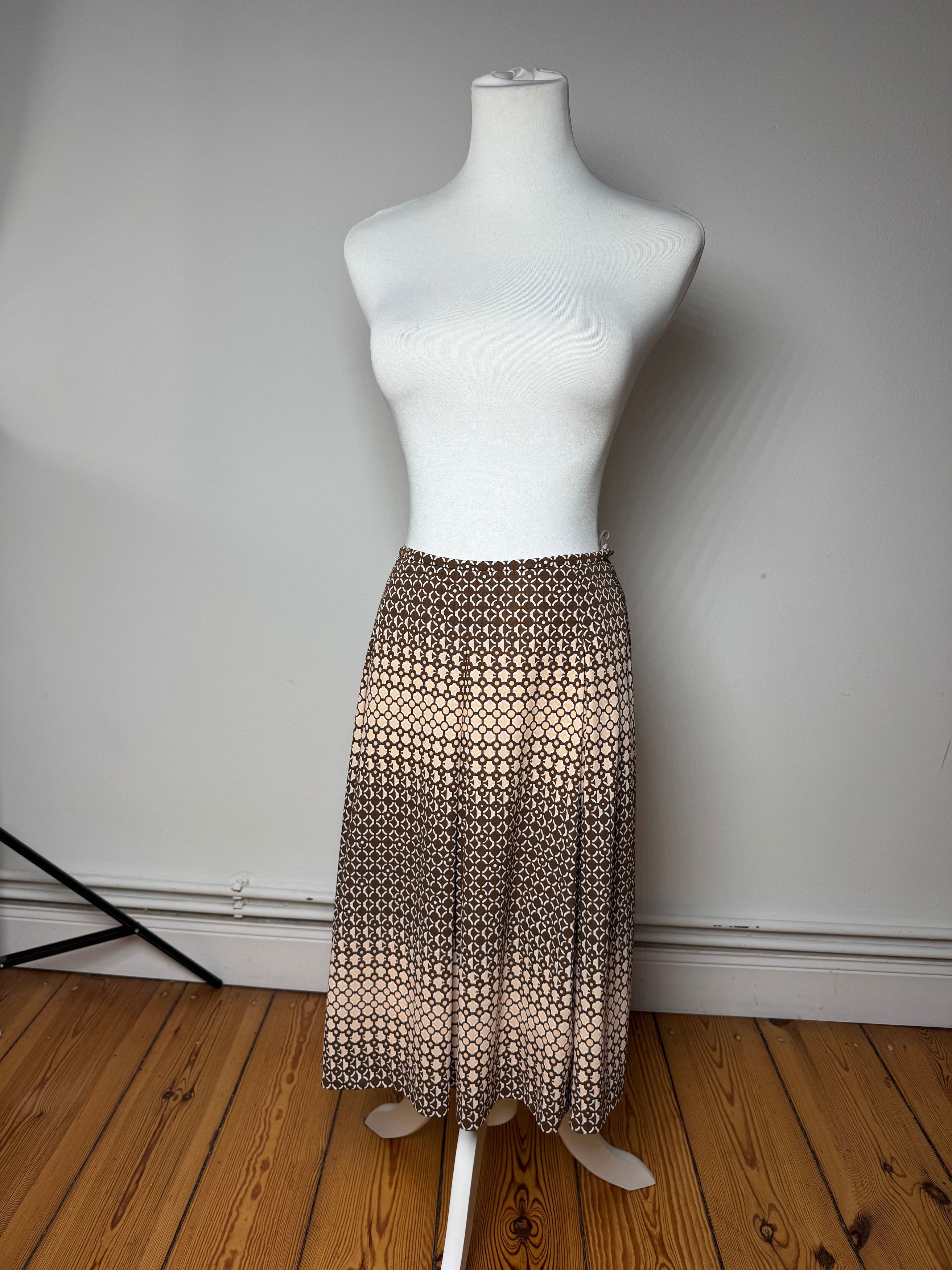 Courreges Vintage Skirt Black Brown 38/M Size 27" / US 4 / IT 40 - 12 Thumbnail