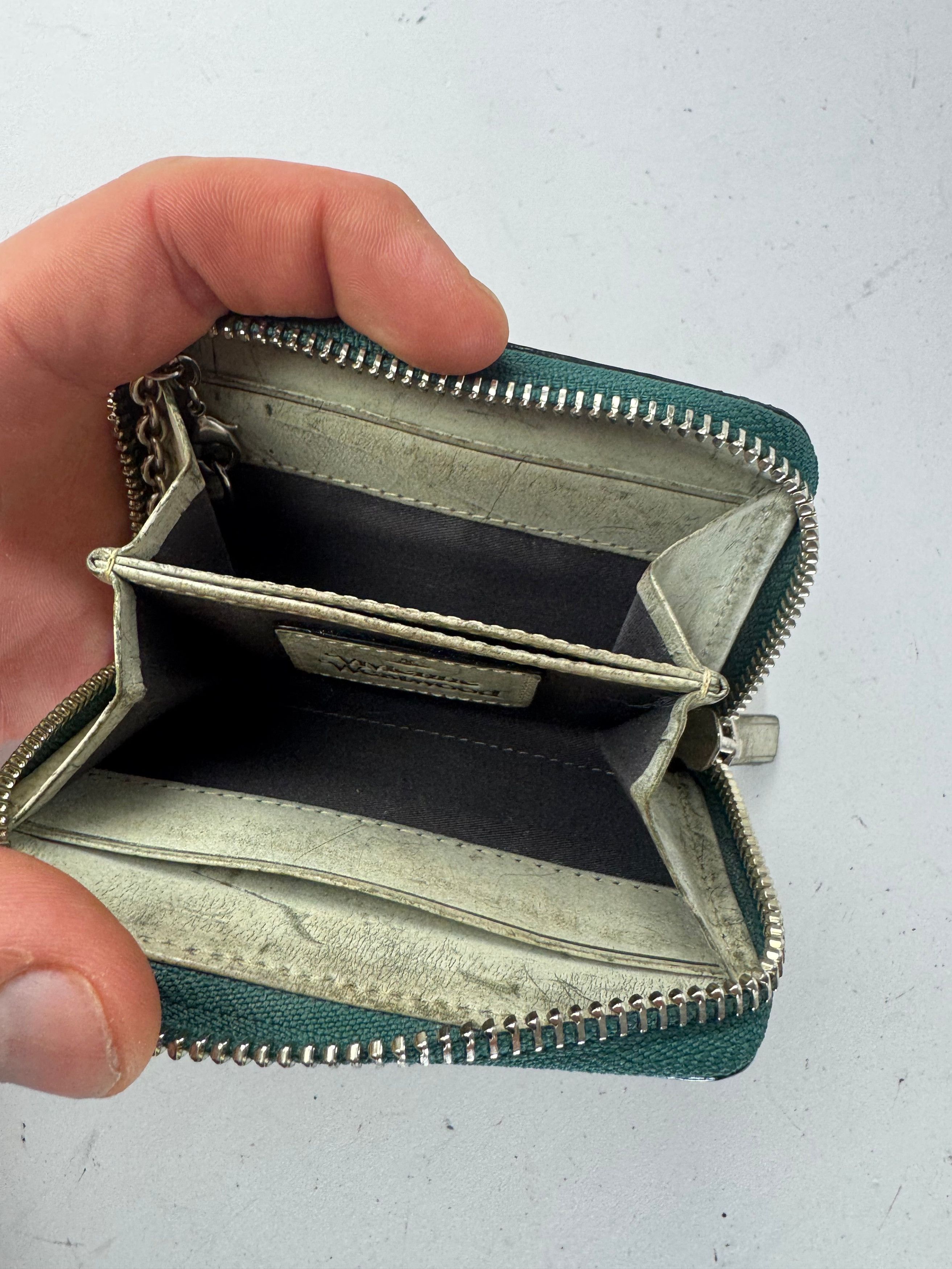 Vivienne Westwood Vintage Leather Card Holder Silver Size ONE SIZE - 5 Thumbnail