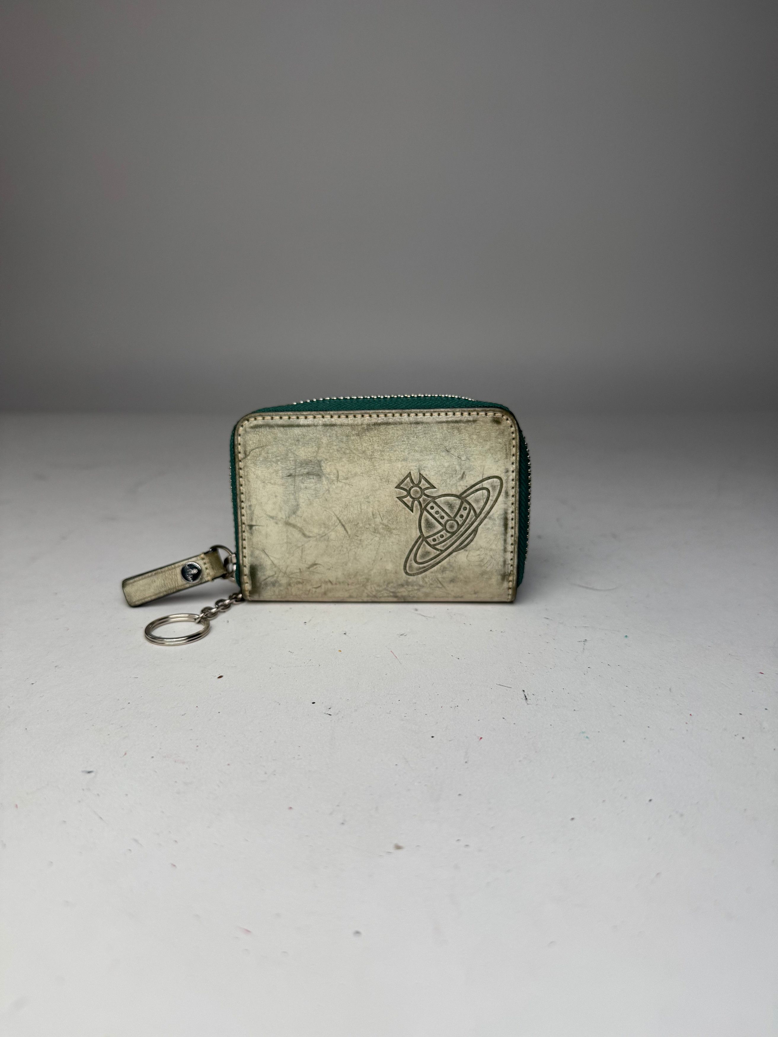 Vivienne Westwood Vintage Leather Card Holder Silver Size ONE SIZE - 7 Thumbnail