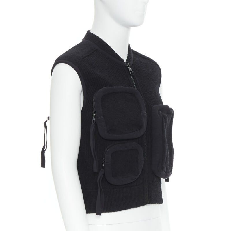 Louis Vuitton LOUS VUITTON Virgil Abloh Multi 3D Pocket utility zip pocket ribbed vest M Size US M / EU 48-50 / 2 - 4 Thumbnail