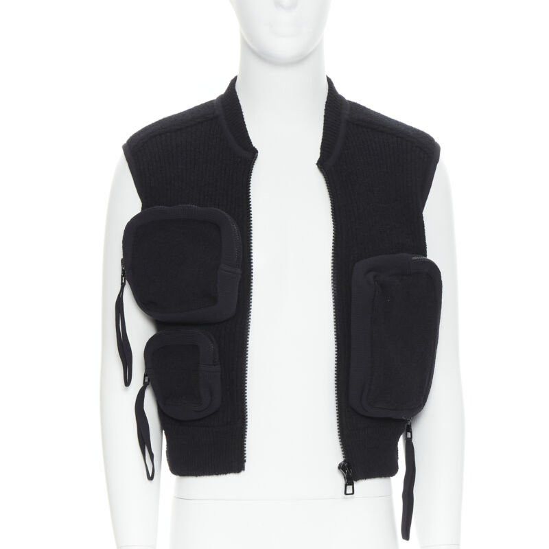 Louis Vuitton LOUS VUITTON Virgil Abloh Multi 3D Pocket utility zip pocket ribbed vest M Size US M / EU 48-50 / 2 - 3 Thumbnail
