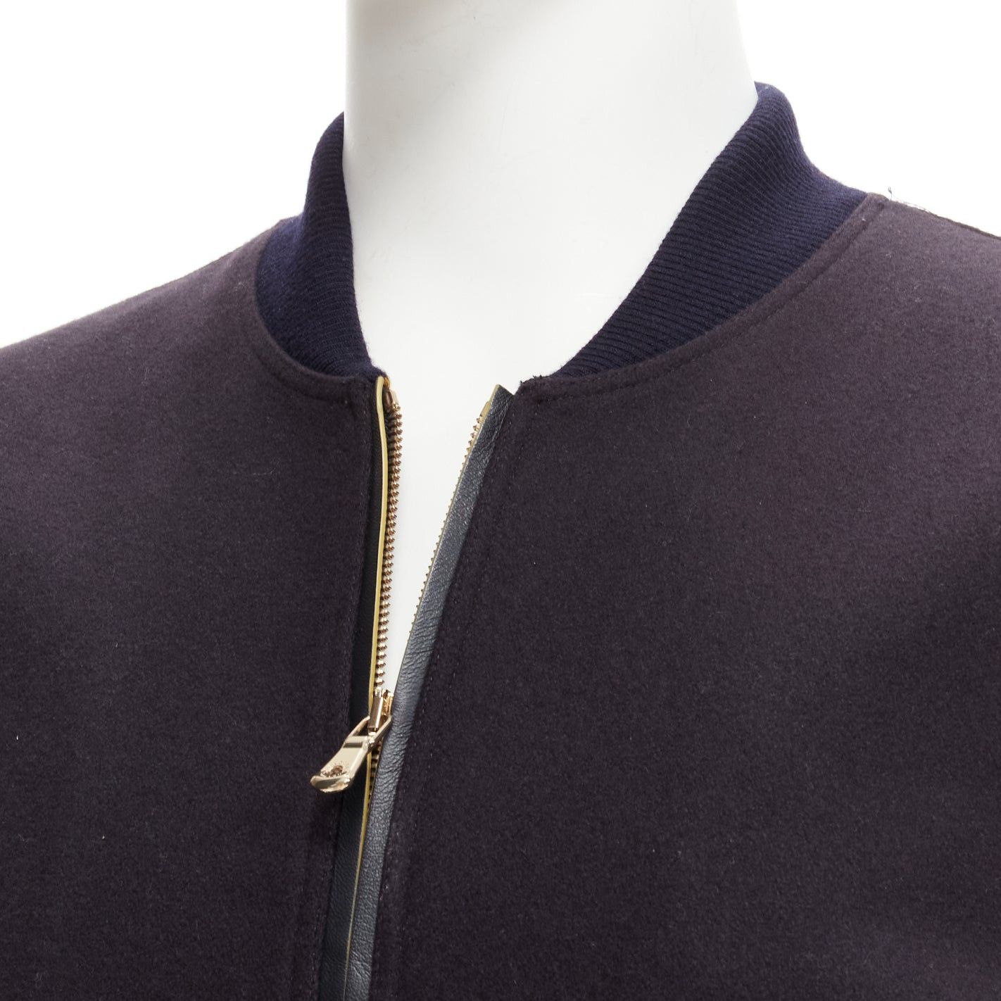 Dolce & Gabbana DOLCE GABBANA black virgin wool gold military trim cuffed bomber jacket IT50 L Size US L / EU 52-54 / 3 - 8 Thumbnail