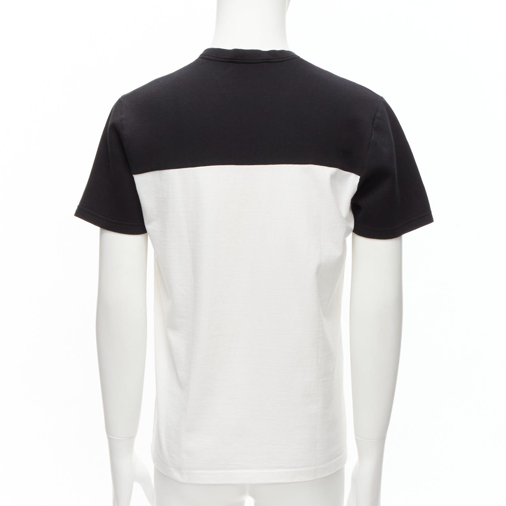 Marni MARNI white black cotton blend abstract portrait print colorblock boxy top IT48 M Size US M / EU 48-50 / 2 - 5 Thumbnail