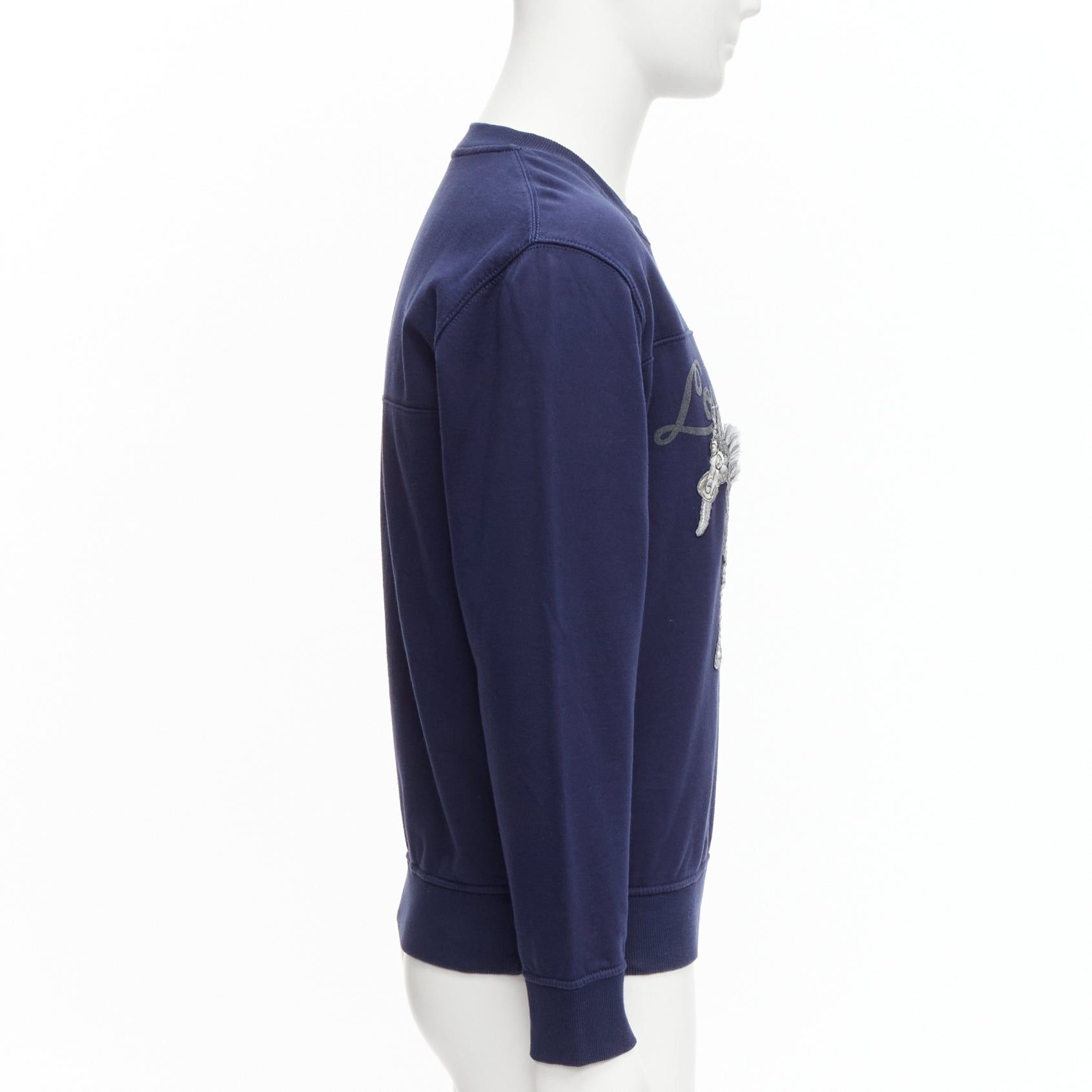 Louis Vuitton LOUIS VUITTON Chapman Brothers navy cotton LV logo horse embroidery sweater M Size US M / EU 48-50 / 2 - 4 Thumbnail