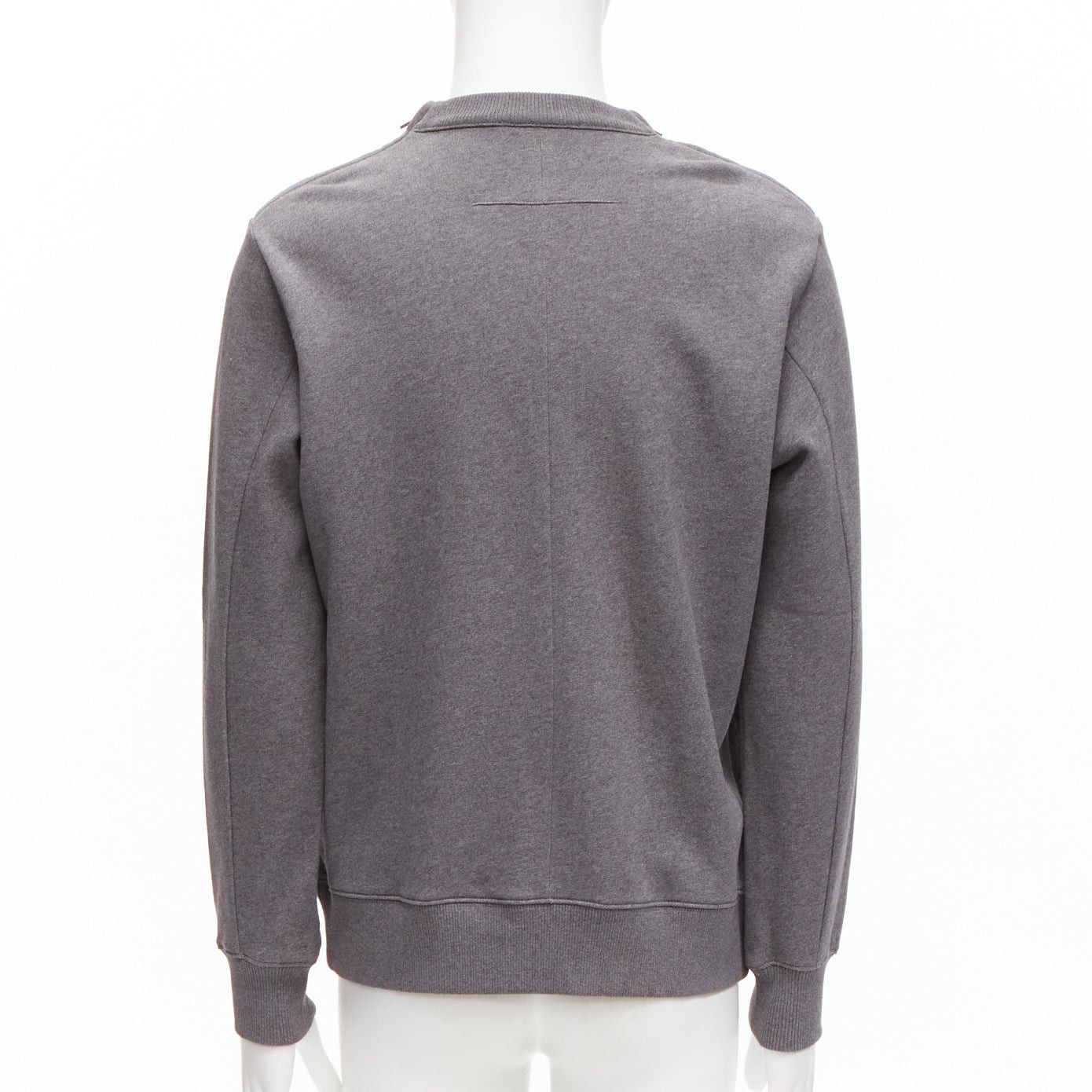 Givenchy GIVENCHY Riccardo Tisci Madonna pink patch print grey zip shoulder sweater XS Size US S / EU 44-46 / 1 - 5 Thumbnail