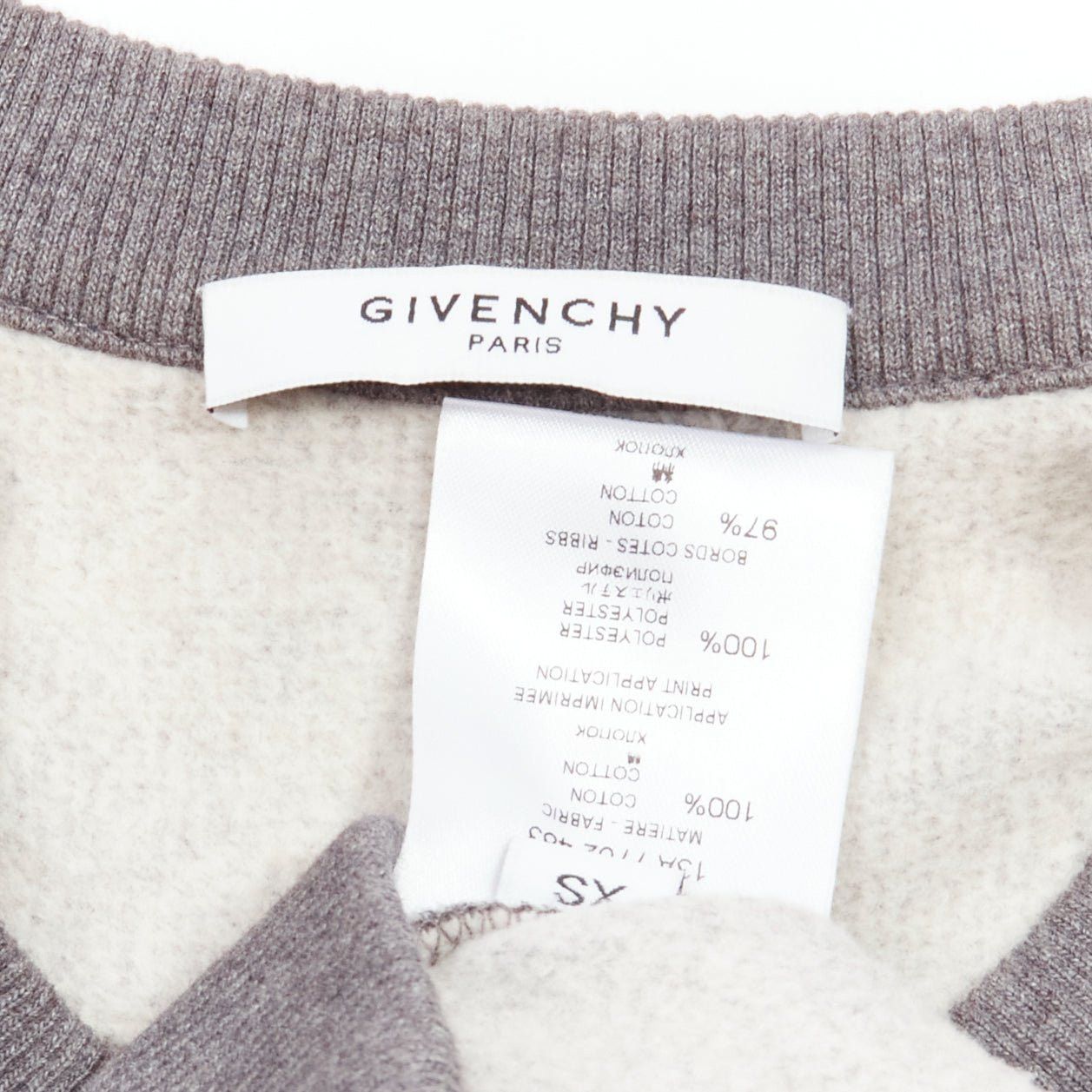 Givenchy GIVENCHY Riccardo Tisci Madonna pink patch print grey zip shoulder sweater XS Size US S / EU 44-46 / 1 - 8 Thumbnail