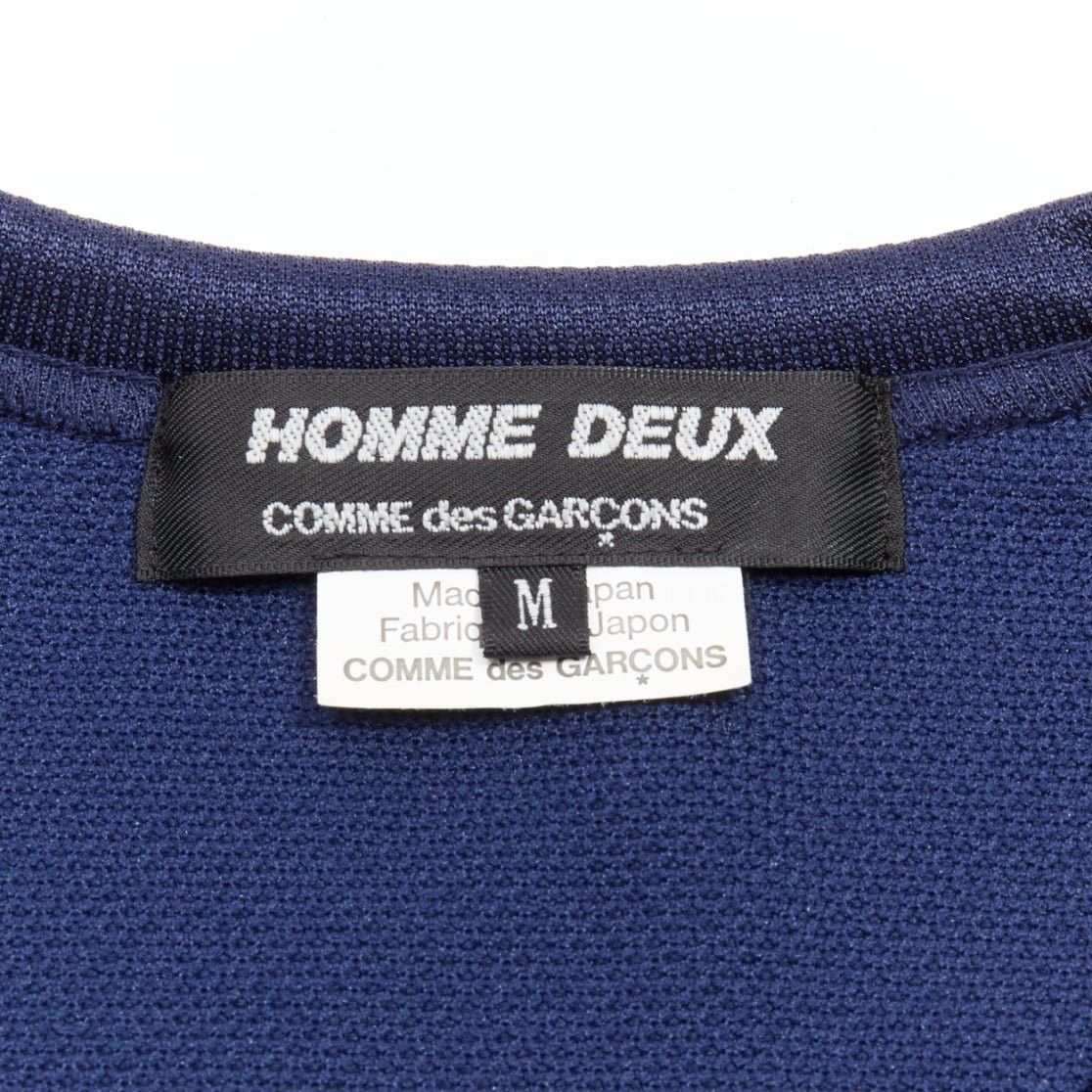 Comme des Garcons COMME DES GARCONS Homme Deux 2018 yellow rib navy football jersey sweatshirt M Size US M / EU 48-50 / 2 - 8 Thumbnail