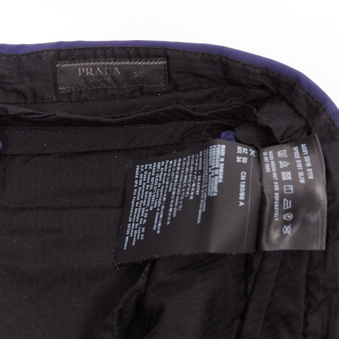 Prada PRADA blue shiny nylon back darts button pocketed Bermuda shorts IT50 L Size US 32 / EU 48 - 8 Thumbnail