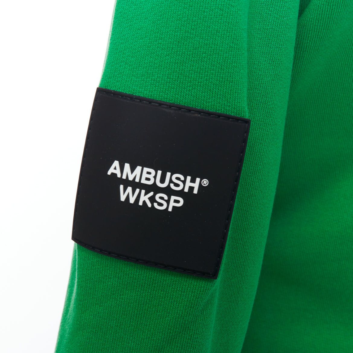 Ambush Design AMBUSH WKSP Kimono Sweatshirt green cotton black rubber logo sleeve tie jacket S Size S / US 4 / IT 40 - 2 Thumbnail