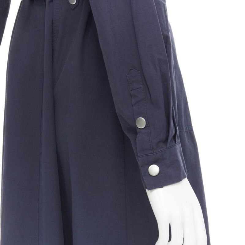 Gestuz GESTUZ FlaviaGZ Sky Captain navy blue silver stud button belted dress FR36 S Size XS / US 0-2 / IT 36-38 - 7 Thumbnail