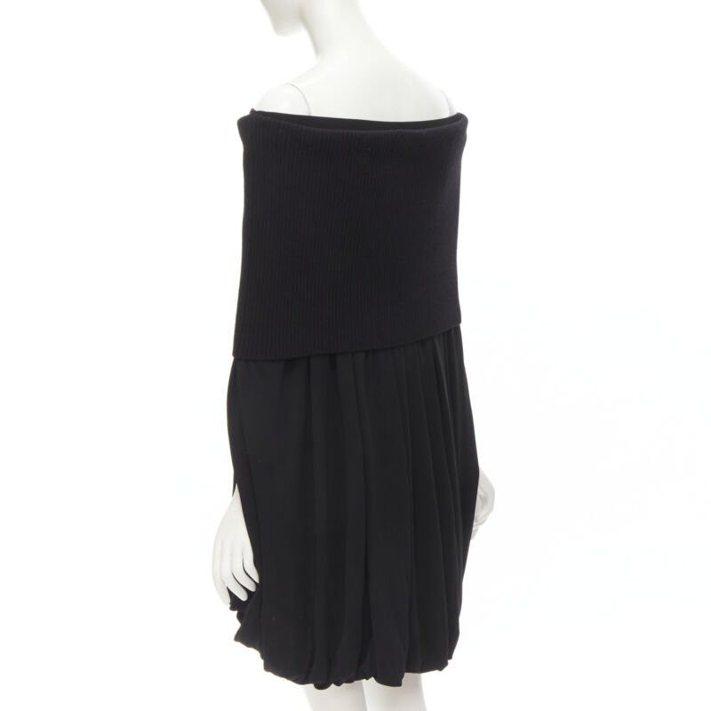Burberry BURBERRY Riccardo Tisci Runway ribbed knit foldover cocoon bubble dress UK6 XS Size XS / US 0-2 / IT 36-38 - 6 Thumbnail