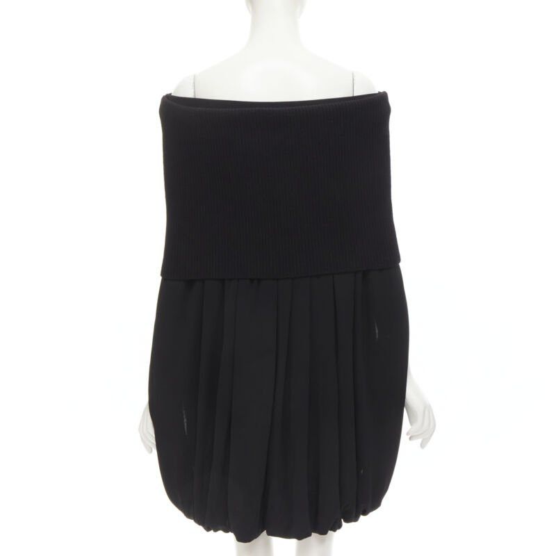 Burberry BURBERRY Riccardo Tisci Runway ribbed knit foldover cocoon bubble dress UK6 XS Size XS / US 0-2 / IT 36-38 - 5 Thumbnail