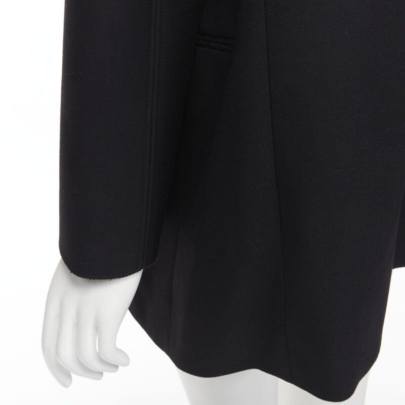 Balenciaga BALENCIAGA DEMNA 2019 black wool power padded shoulder oversized blazer FR34 XS Size XS / US 0-2 / IT 36-38 - 8 Thumbnail