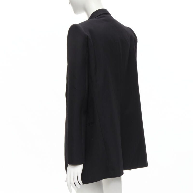 Balenciaga BALENCIAGA DEMNA 2019 black wool power padded shoulder oversized blazer FR34 XS Size XS / US 0-2 / IT 36-38 - 6 Thumbnail