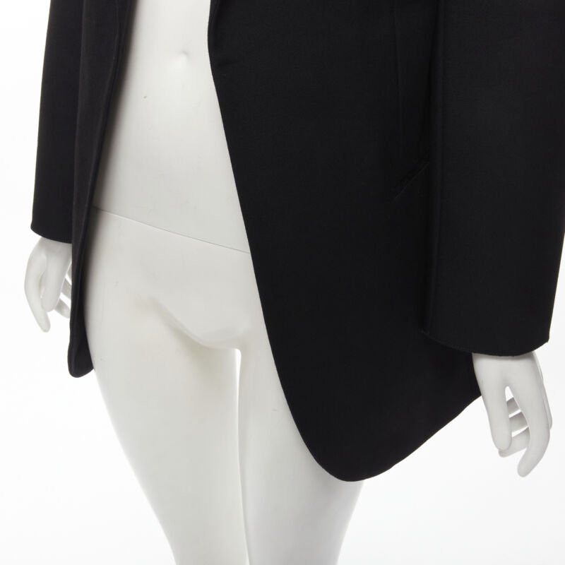 Balenciaga BALENCIAGA DEMNA 2019 black wool power padded shoulder oversized blazer FR34 XS Size XS / US 0-2 / IT 36-38 - 7 Thumbnail